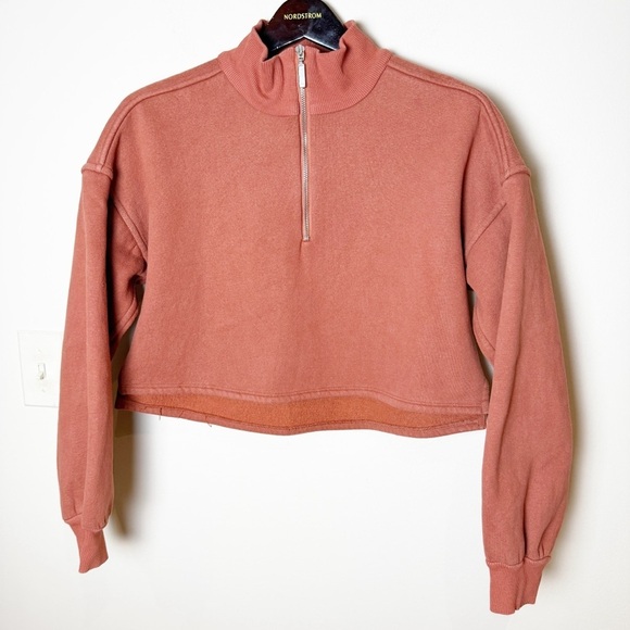 LPA Quinn Fleece Pullover Jacket Cream Sherpa Size Small - Picture 2 of 11